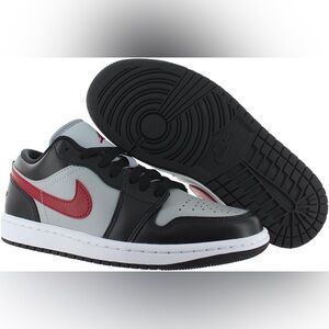 Air Jordan 1 Low "Wolf Grey Gym Red" Sneakers